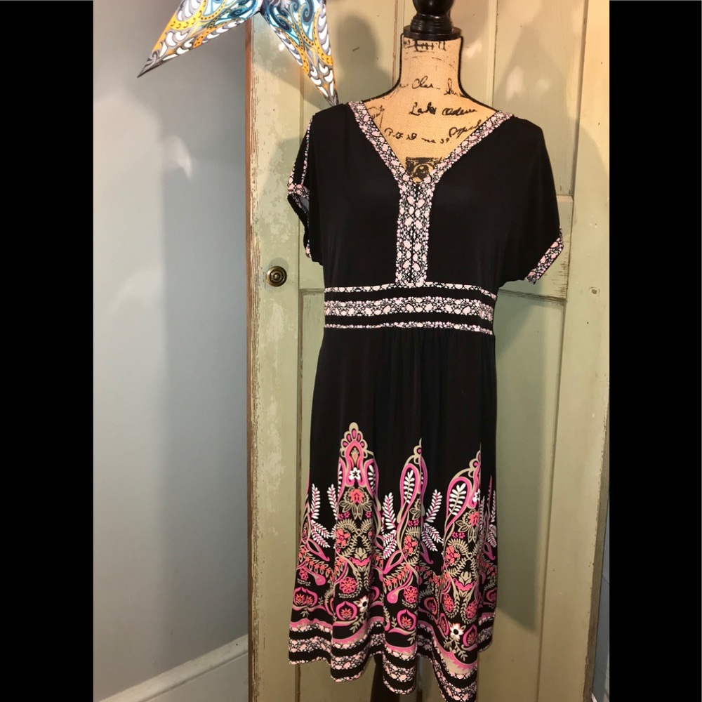LAST CHANCE SALE! Bohemian Cocktail Length Dress